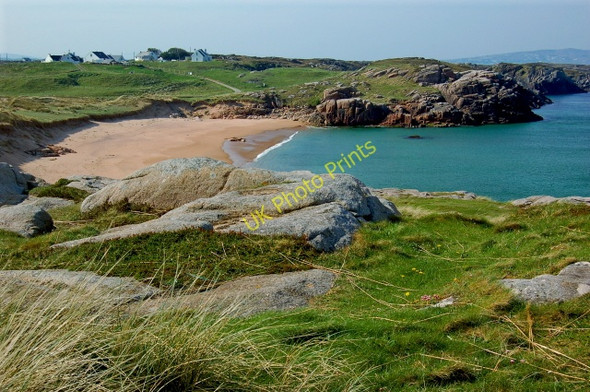 Photo 6"x4" Cruit Island - Beach next to Donegal Thatched Cottage Kincaslough c2008