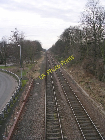 Photo 6"x4" View from Bridge - Park Road Pontefract c2009