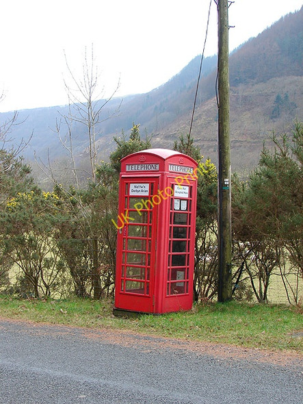 Photo 6"x4" Cwm Rheidol Telephone Kiosk - Still Extant Cwmbrwyno c2009