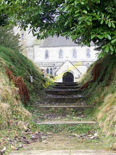Photo 6"x4" Steps to St Mary's Church Donhead St Mary c2009