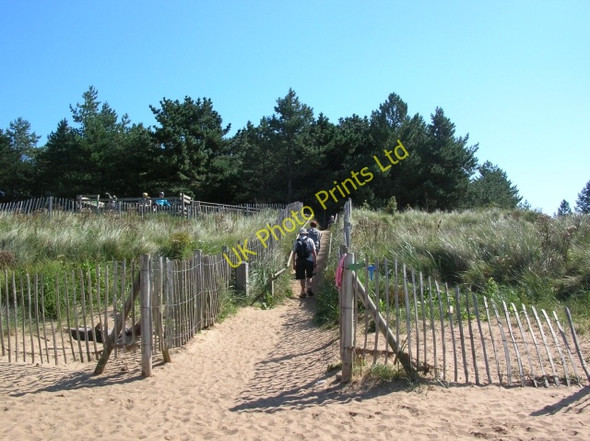 Photo 6"x4" Path to Holkham Beach Wells-Next-The-Sea c2007