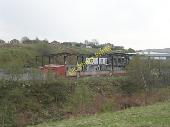 Photo 6"x4" Derelict fire damaged building - Industrial Estate off Dick Lane Hillfoot\/SE2033 c2009