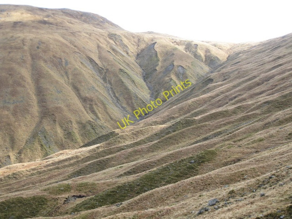 Photo 6"x4" Eroded hillside Beinn Lurachan c2009