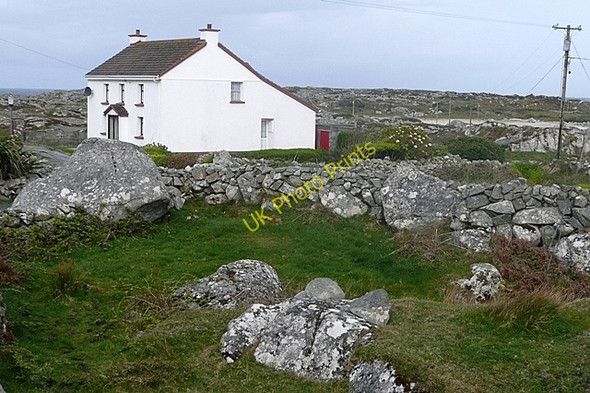 Photo 6"x4" House at Fornais (Furnace) Lettermullan c2009