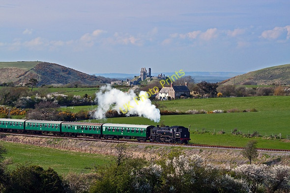 Photo 6"x4" Approaching Harmans Cross station Harman's Cross c2009