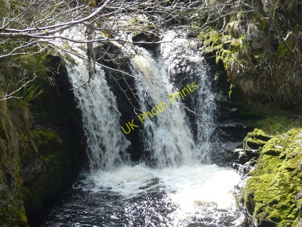 Photo 6"x4" Waterfall on Craggie Burn. Daviot\/NH7239 c2009