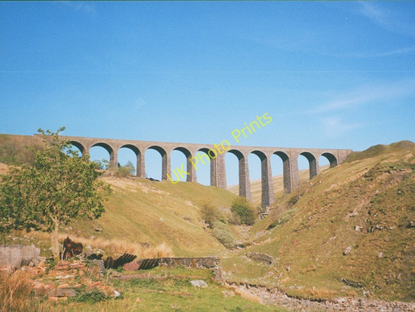 Photo 6"x4" Artengill Viaduct Stone House\/SD7785 c2002