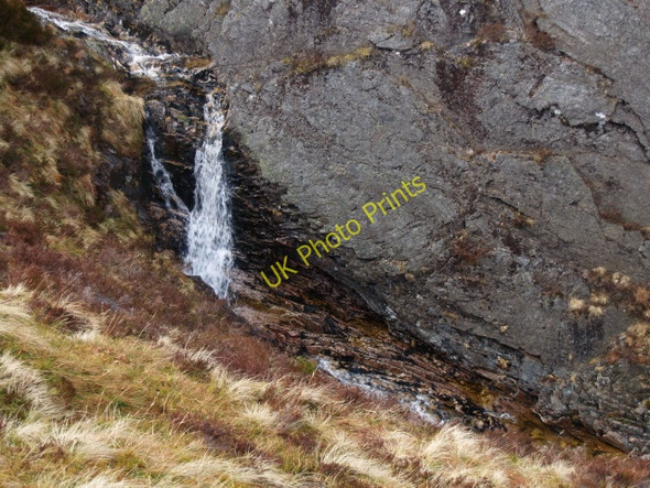 Photo 6"x4" Small waterfall, Allt Dearg Allt Dearg\/NN3291 c2009