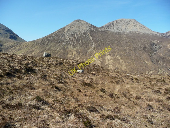 Photo 6"x4" The foot of Druim Eadar D\u00c3\u00a0 Choire Allt Coire nam Bruadaran c2009
