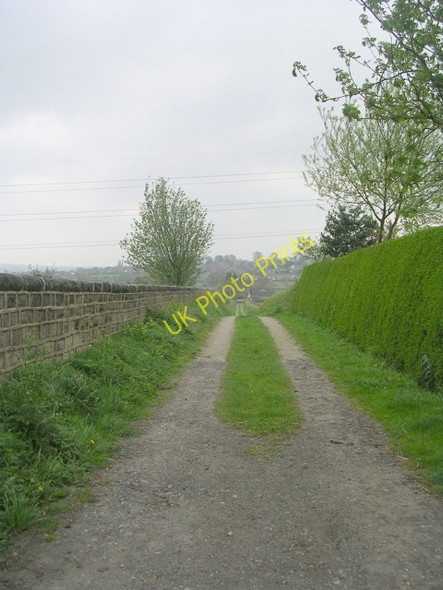 Photo 6"x4" Bridleway - Spa Lane, Manor Road Horbury c2009