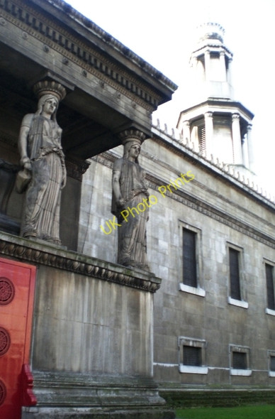 Photo 6"x4" Supporting columns of St Pancras Church, Upper Woburn Place WC1 London c2009
