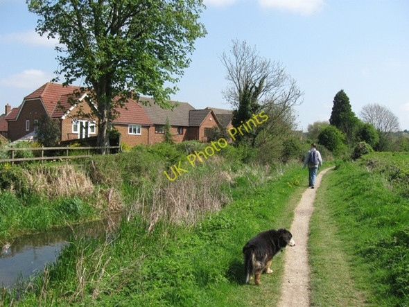 Photo 6"x4" Wendover Arm: A heavily used walking (and cycling) route beside the disused canal Bucklandwharf c2009