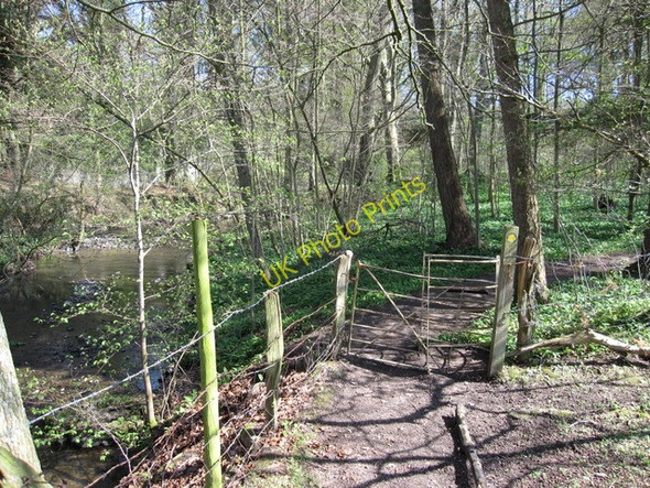 Photo 6"x4" Kissing gate by the River Alyn Tafarn-y-Gelyn c2009