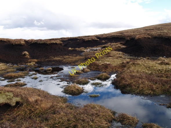 Photo 6"x4" Peat Hag, Ruighe na Beinne Clunes c2009