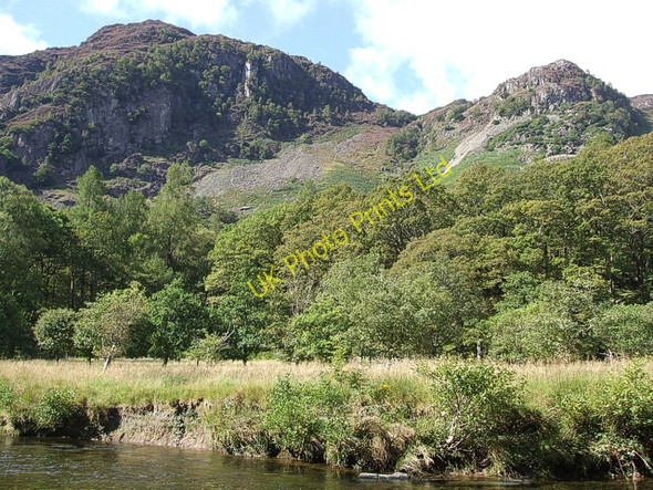 Photo 6"x4" Crags above Borrowdale Grange\/NY2517 c2007