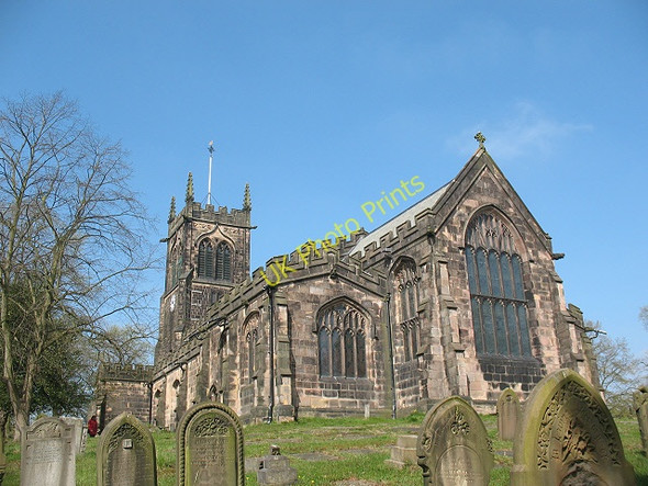 Photo 6"x4" East end of St Mary's parish church, Sandbach Sandbach c2009