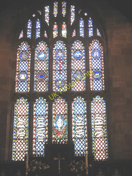 Photo 6"x4" East window of St Mary's Sandbach Sandbach c2009