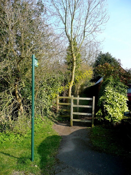 Photo 6"x4" Footpath off Middle Street, Foxton Foxton\/SP7089 c2009