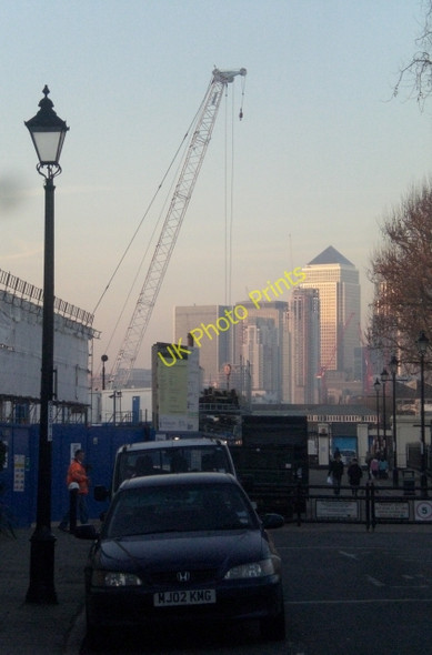Photo 6"x4" Canary Wharf from King William Walk SE10 Greenwich\/TQ3977 c2008