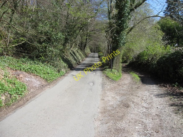 Photo 6"x4" Lane to Maeshafn Tafarn-y-Gelyn c2009