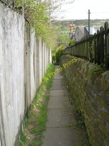 Photo 6"x4" Footpath - Keighley Road Lower Town\/SE0334 c2009