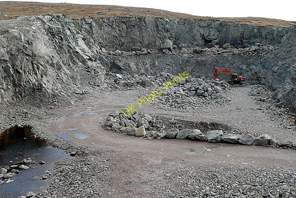 Photo 6"x4" Quarry at Cnoc na Sceiche (Knocknaskeha) Camus Oughter c2009