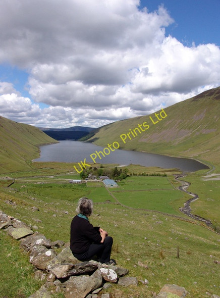 Photo 6"x4" Talla Reservoir Talla Linnfoots c2005