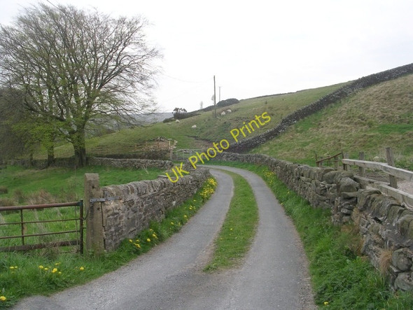 Photo 6"x4" Footpath - Hebden Bridge Road Upper Town\/SE0234 c2009