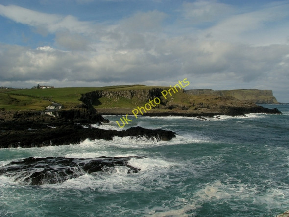 Photo 6"x4" Coastline at Dunseverick Dunseverick c2009