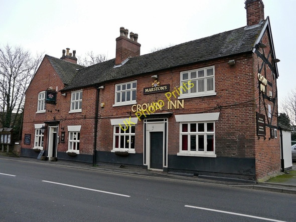 Photo 6"x4" The Crown Inn, Yoxall Bond End c2009