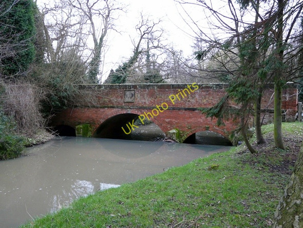 Photo 6"x4" Bridge over the River Swarbourn, Yoxall Bond End c2009