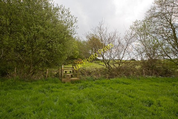 Photo 6"x4" Stile and footbridge at southern edge of Carmans Copse Boarhunt c2009