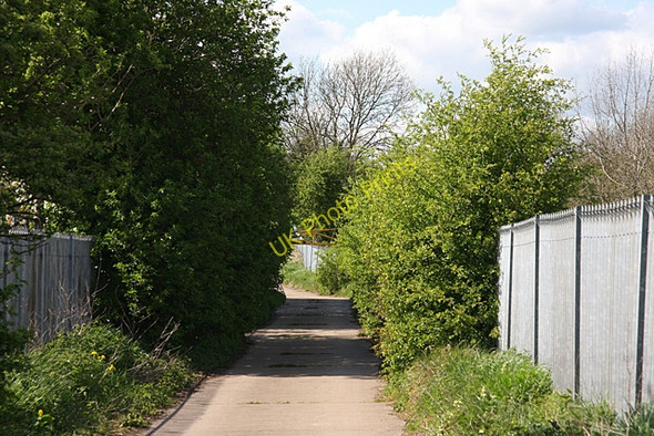 Photo 6"x4" Service Road Beside Melton Sewage Works Melton Mowbray c2009