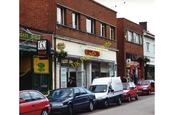Photo 6"x4" Woolworths, Market St. Oakengates Telford c1997