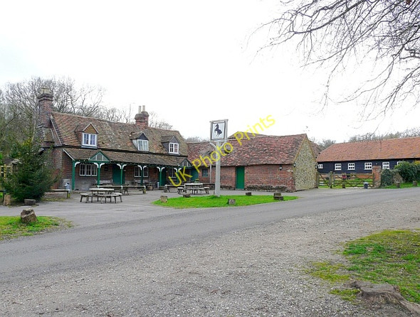 Photo 6"x4" The Black Horse, Checkendon Checkendon c2009