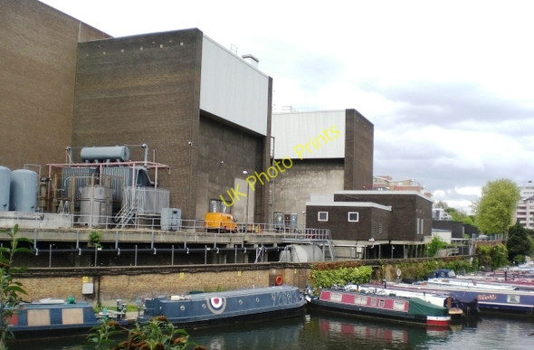 Photo 6"x4" Barges and industrial buildings, Regent's Canal NW8 Marylebone\/TQ2881 c2009
