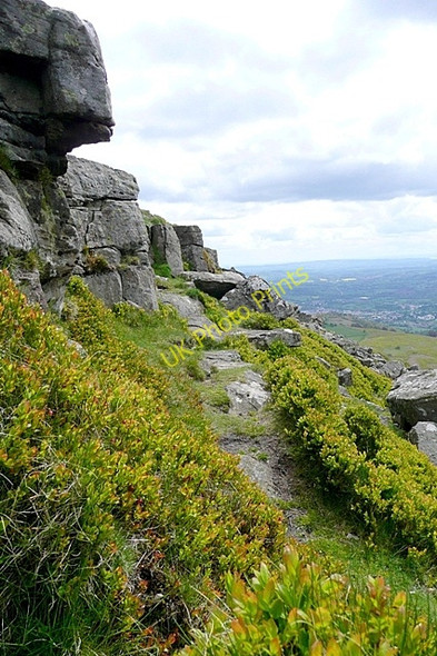 Photo 6"x4" Sugar Loaf summit rocks Bettws\/SO2919 c2009