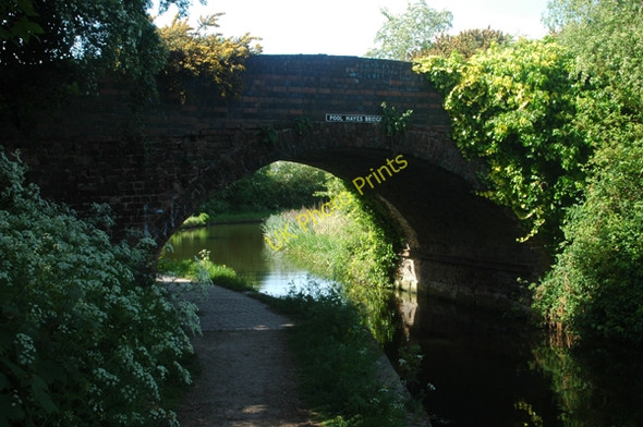 Photo 6"x4" Pool Hayes Bridge on Wyrley & Essington Canal Wednesfield c2009