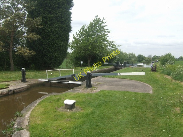 Photo 6"x4" Lock No 5 - Adderley Locks - Shropshire Union Adderley\/SJ6639 c2009