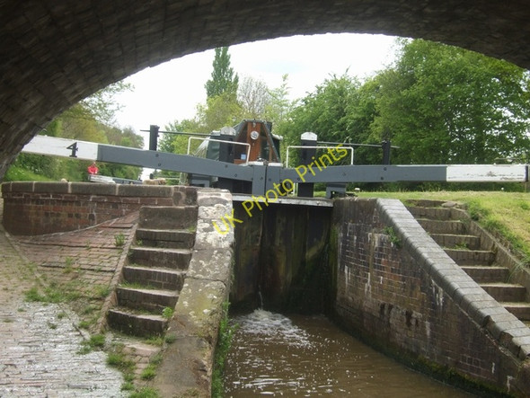 Photo 6"x4" Lock No 4 - Adderley Locks - Shropshire Union Adderley\/SJ6639 c2009