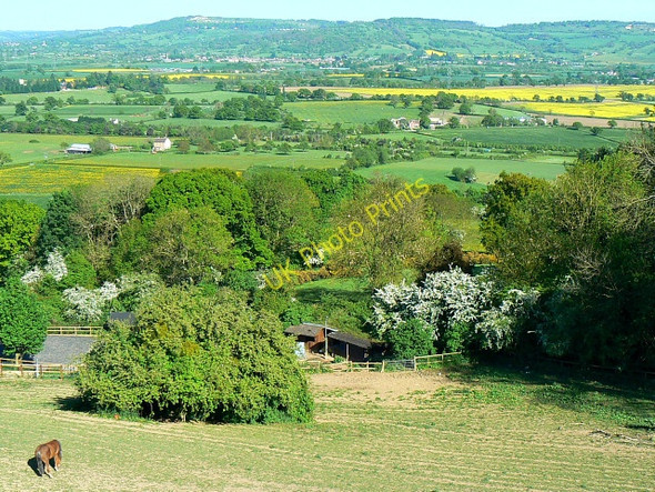 Photo 6"x4" View from St Bartholomew's churchyard, Churchdown Churchdown c2009