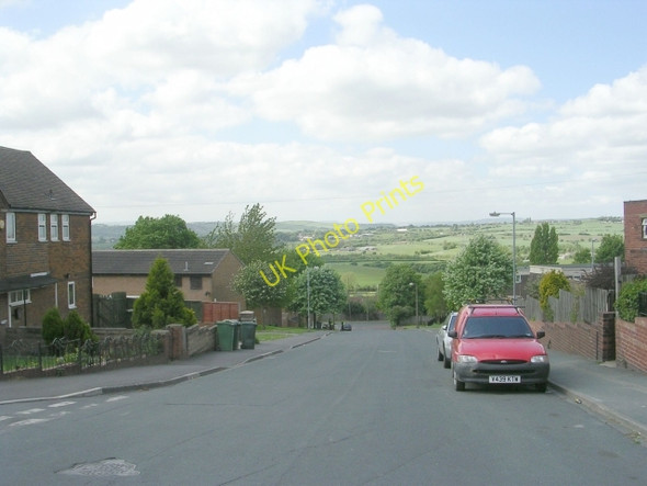 Photo 6"x4" School Lane - viewed from School Grove Heckmondwike c2009