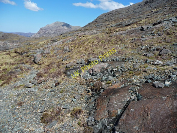 Photo 6"x4" Path below Sgurr Hain Sg\u00f9rr Hain c2009