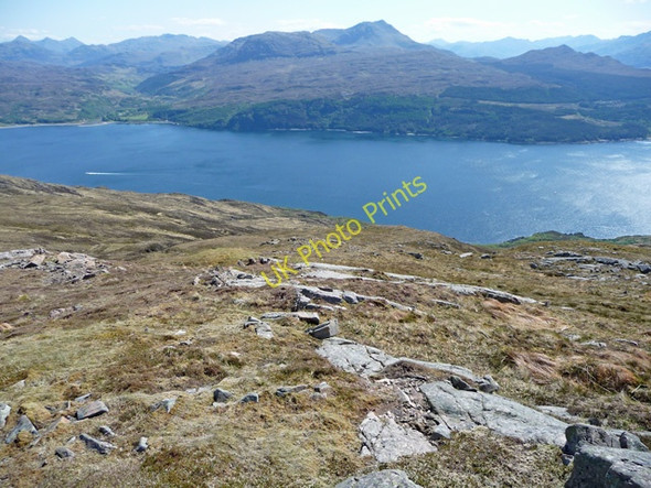 Photo 6"x4" Southeast slopes of Ben Aslak Kylerhea\/Caol Reatha c2009