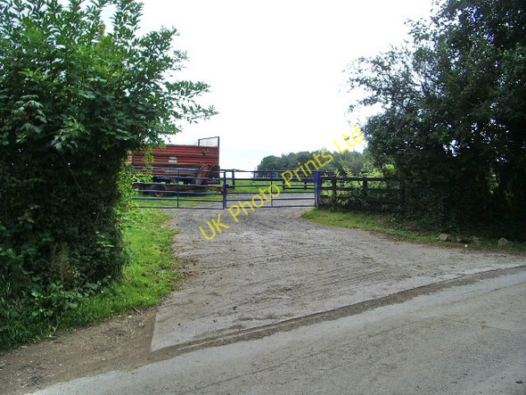 Photo 6"x4" Entrance to Farm Fabrications Little Clifton c2007