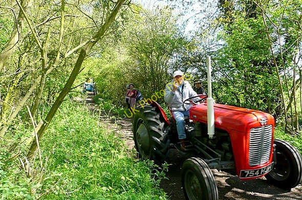 Photo 6"x4" Tractor on the Devil's Highway - 2 of 3 Stratfield Saye c2009