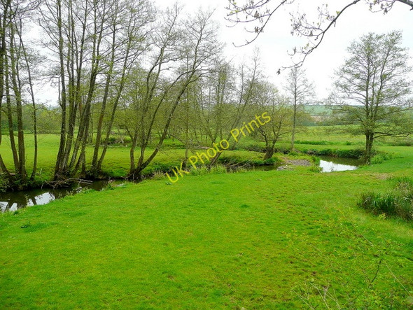 Photo 6"x4" Meanders of the Yeo Lapford c2009