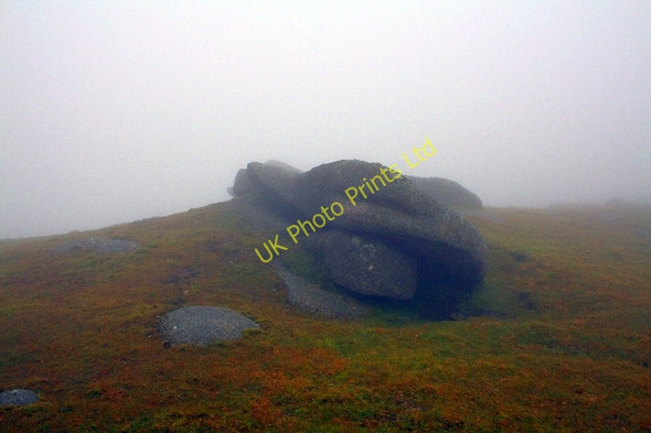 Photo 6"x4" Boulders on Mullach Buide. Pirnmill c2007