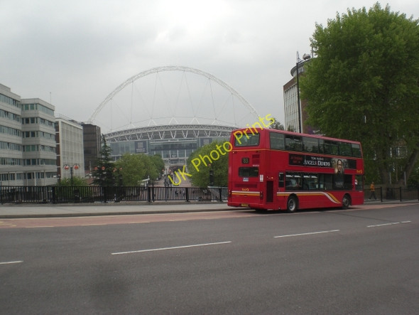 Photo 6"x4" Wembley Stadium from Engineers Way bridge Wembley c2009