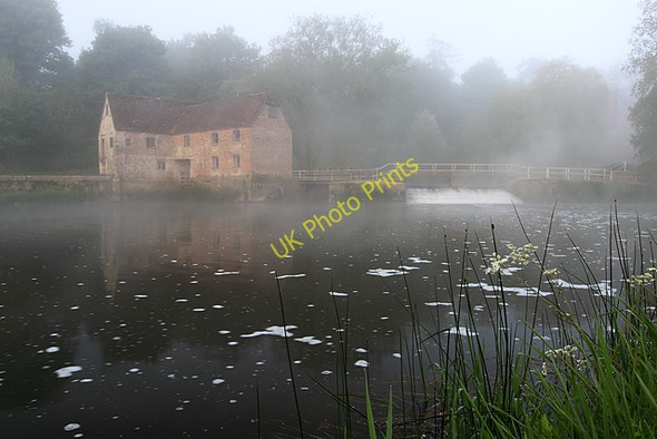 Photo 6"x4" Sturminster Newton Mill in the Mist The Bridge c2009